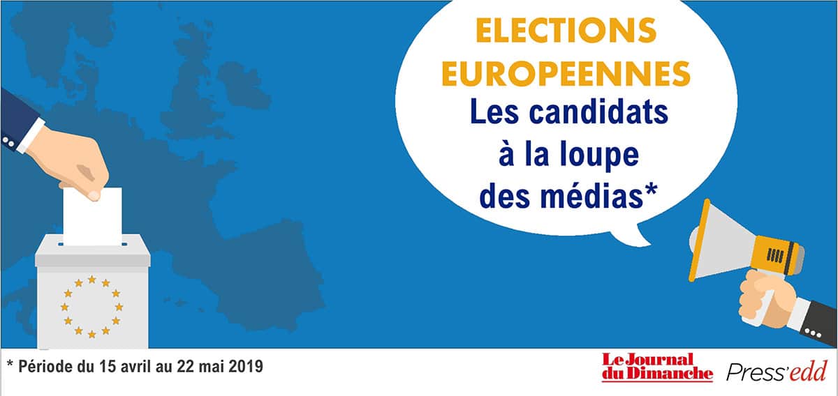 Visibilité des candidats aux Élections Européennes dans la presse française : Le Journal du Dimanche et Tagaday  en campagne